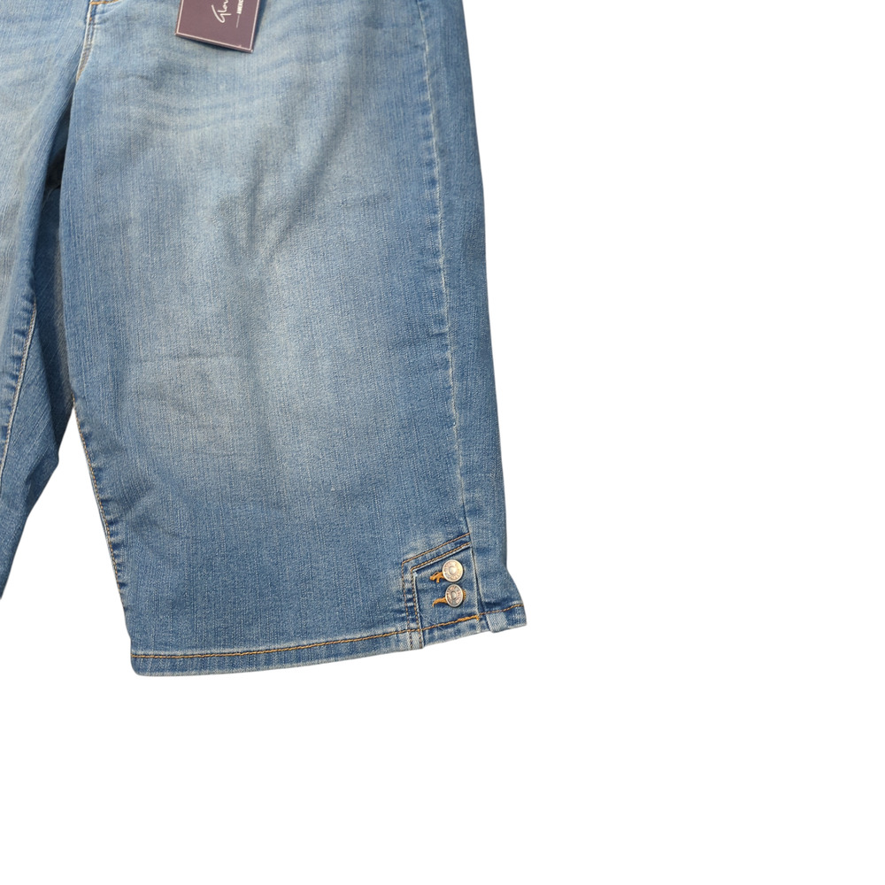 Gloria Vanderbilt 18W Women's Kaia Skimmer Denim Jean Capris NEW Plus Casual - Picture 4 of 9